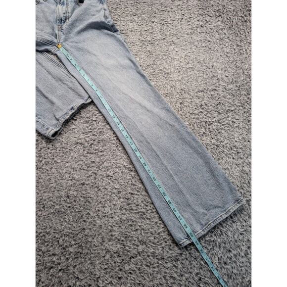 Pacsun Jeans Women 24 Blue High Rise Bootcut Distressed Grunge Acid Wash Casual - Picture 8 of 10